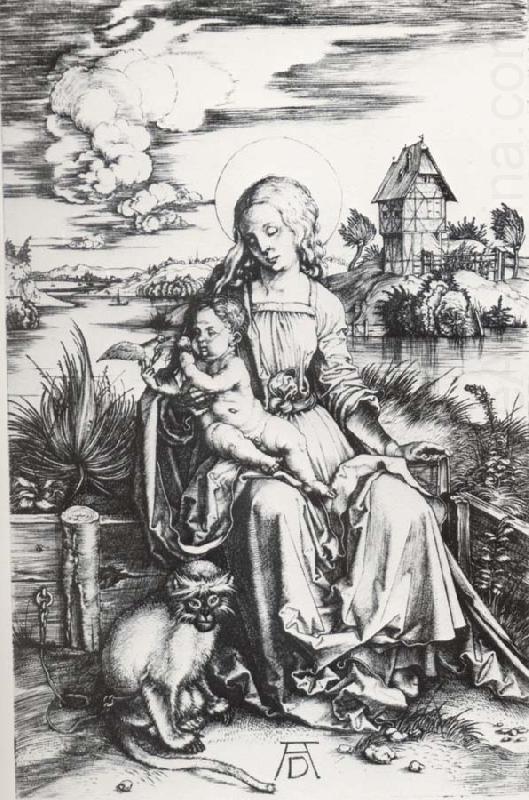 The Madonna with the Monkey, Albrecht Durer